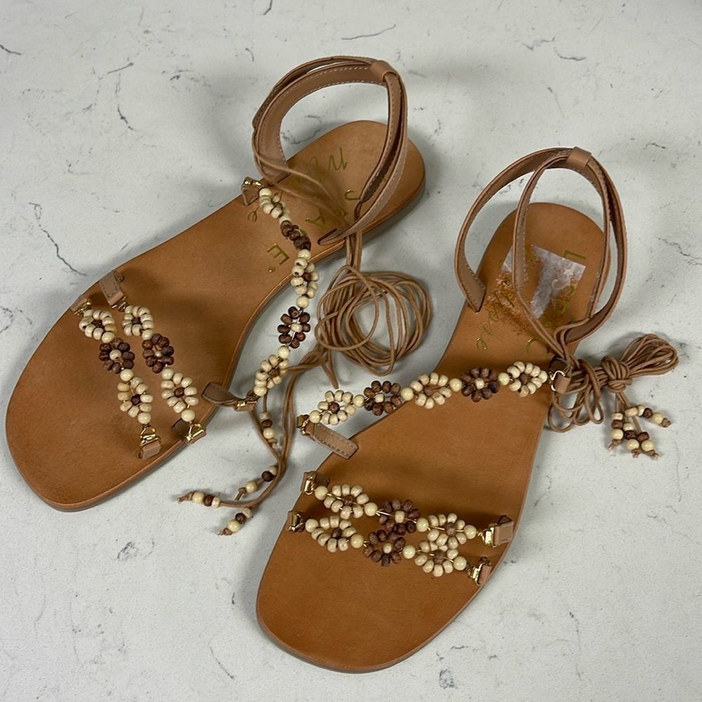 L*SPACE x Matisse Mara Sandal in Natural NWOT, Size 9